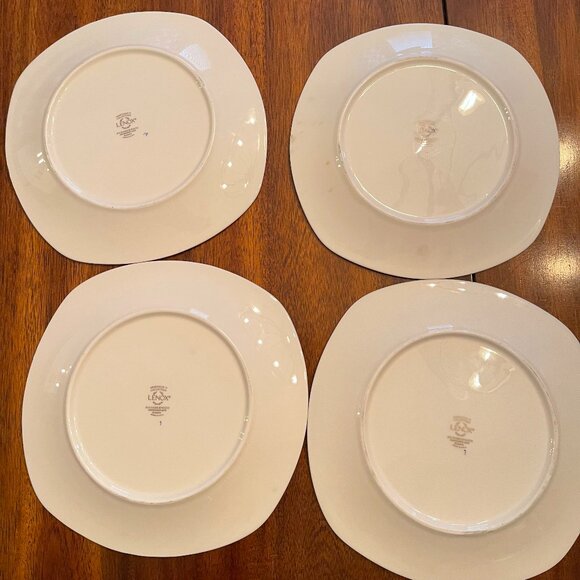 Square Salad Plate Solitaire White Christmas by Lenox - 1, 2, 3 & 4 available - Picture 5 of 9